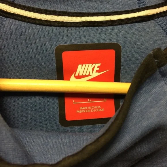 Nike Blue Asymmetrical Zip Jacket - Picture 6 of 6